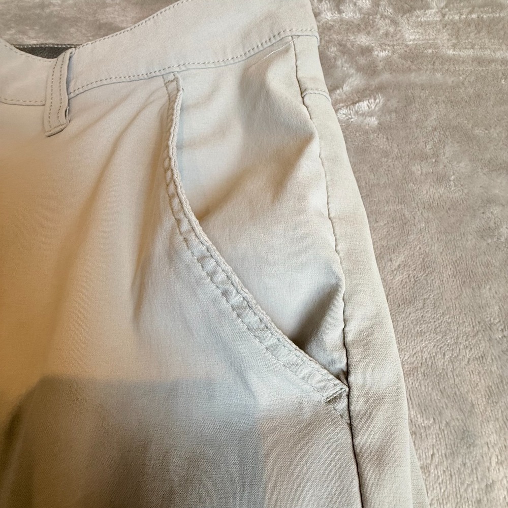 Weatherproof Vintage Men's Cargo Shorts Size 36 Gray Stretch Performance Nylon - Picture 5 of 12
